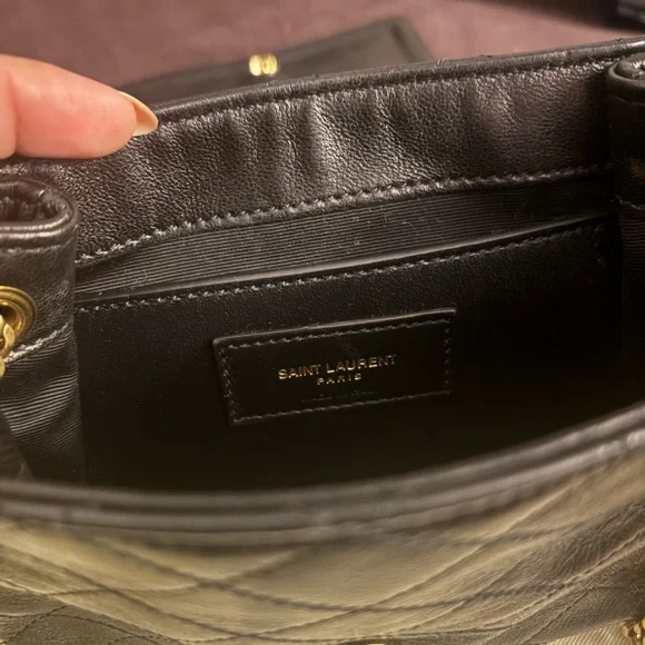 Yves Saint Laurent YSL Mini Nolita Lambskin Purse - Picture 4 of 6